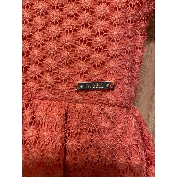 Mayoral 116cm 5-6 year toddler girl coral lace dress - Picture 3 of 8